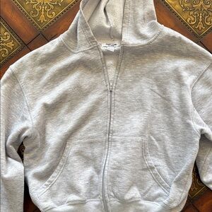 Refuge Gray Zip-Up Hoodie